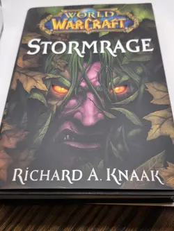 World of Warcraft Stormrage By Richard Knaak Hardcover Collectors Edition Signed 9781416550877 - Image 1