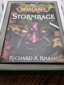 World of Warcraft Stormrage By Richard Knaak Hardcover Collectors Edition Signed 9781416550877 - Image 5