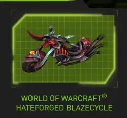 [Global] HATEFORGED BLAZECYCLE Mountain Dew x World of Warcraft Redemption Code - Image 1