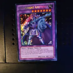 HA06-EN047 Gem-Knight Amethyst Secret Rare 1st Edition Mint YuGiOh Card - Image 1