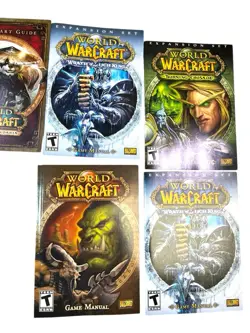 World of Warcraft Original Box 2004 Blizzard W/Manuals BOX AND MANUALS ONLY - Image 1