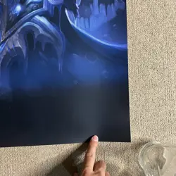 PC World Of Warcraft Wrath Of The Lich King Vinyl Banner Poster Store Display - Image 2
