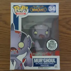 Funko Pop! Vinyl World of Warcraft Mur'ghoul Games #34 BlizzCon Exclusive Figure - Image 1
