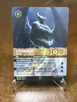 Disney Lorcana Chernabog-Evildoer 205/204 Enchanted Foil English - Image 1