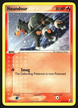 Houndour 60/115 EX Unseen Forces Pokemon Card NM - Image 1