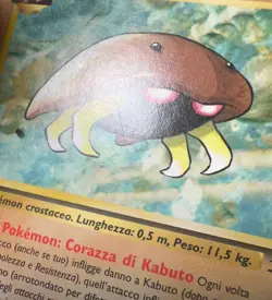 1999 Pokemon Fossil Italian Cards Lot (3) Hypno Ditto Kabuto Rare Non-Holo LP - Image 4