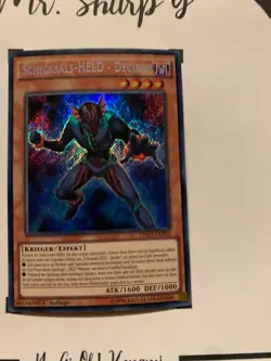 SCHICKSALS-HELD - DECIDER - 1. AUFLAGE DESO-DE003 DEUTSCH Yu-Gi-Oh! CARD SECRET - Image 2