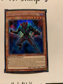 SCHICKSALS-HELD - DECIDER - 1. AUFLAGE DESO-DE003 DEUTSCH Yu-Gi-Oh! CARD SECRET - Image 3