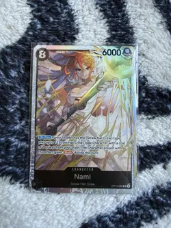 One Piece Card Game Nami SR Special Character Card OP15-086 6000 Power Rush - Image 1