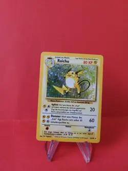 Pokemon Karte/card - Raichu 14/102 - Base Set - Holo - Very Good+ - Image 1