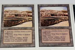 MTG Strip Mine, Animated Dead & More 1995 Vtg Magic The Gathering Card Lot Of 7 - Image 2