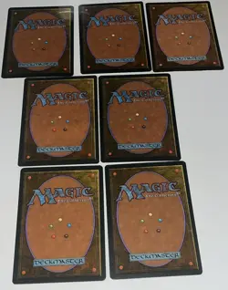 MTG Strip Mine, Animated Dead & More 1995 Vtg Magic The Gathering Card Lot Of 7 - Image 5