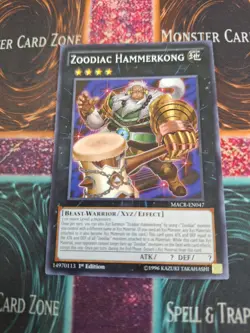 Yugioh Zoodiac Hammerkong MACR-EN047 Common 1st Edition Near Mint - Image 1