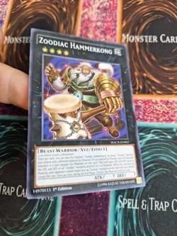 Yugioh Zoodiac Hammerkong MACR-EN047 Common 1st Edition Near Mint - Image 2