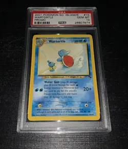 2001 Pokemon Southern Islands Wartortle PSA 10 English Promo Card 15/18 - Image 1