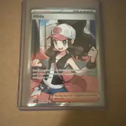 Hilda 164/086 Full Art Ultra Rare White Flare Holo Pokemon TCG Card NM Condition - Image 1