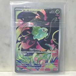 Pokemon TCG Bulbasaur 133/132 MEGN Rare Full Art Holo 2025 Card - Image 1