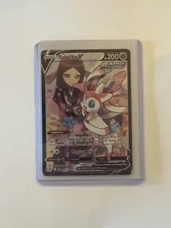 Sylveon V TG14/TG30 Brilliant Stars Trainer Gallery Ultra Rare Pokemon Card New - Image 1