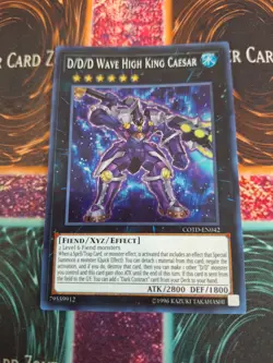 Yugioh D/D/D Wave High King Caesar COTD-EN042 Super Rare Unlimited Near Mint - Image 1