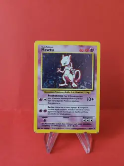 Pokemon Karte/card - Mewtu Mewtwo 10/102 - Base - Holo - Very Good+ - Image 1