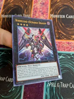 Yugioh Borreload eXcharge Dragon RIRA-EN039 Ultra Rare 1st Edition Near Mint - Image 2