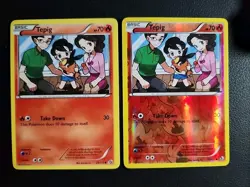 Tepig 25/113 Reverse Holo & Regular Legendary Treasures Pokemon Cards - LP - Image 1