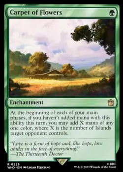 1 x Carpet of Flowers - Universes Beyond: Doctor Who - NM-Mint - MTG - Image 1