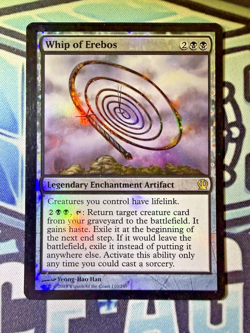 Whip of Erebos #110/249 - MTG Theros (THS) - Legendary Rare - LP Foil - Image 1