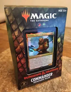 Dungeons & Dragons Draconic Rage Commander Deck Sealed MAGIC THE GATHERING MTG - Image 1