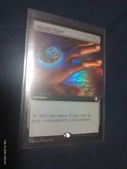Arcane Signet - NM - Extended Art Foil - Commander Legends - Image 1