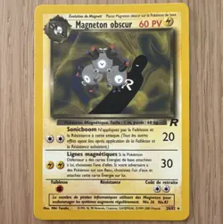 Pokemon Dark Magneton 60 HP Rare Team Rocket 28/82 Stage 1 Regular French 2000 - Image 1