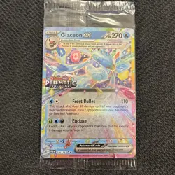 Pokemon Prismatic Evolutions Glaceon ex 026/131 Surprise Box Stamped Sealed - Image 1