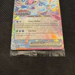 Pokemon Prismatic Evolutions Glaceon ex 026/131 Surprise Box Stamped Sealed - Image 2