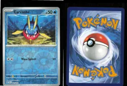 Carvanha 042/162 Common Temporal Forces Pokemon Reverse Holo Near Mint - Image 3