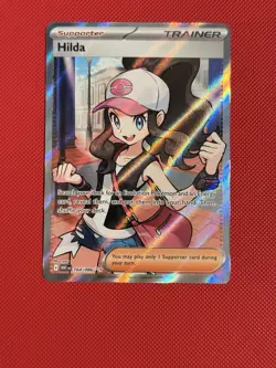 Pokemon Hilda Trainer-Supporter Super Rare Foil SV11W White Flare 164/086 EN - Image 1