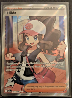 Pokemon TCG Hilda Full Art Trainer SV11W White Flare 164/086 Ultra Rare Holo - Image 1