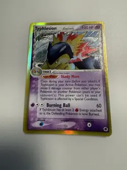 Pokemon TCG Typhlosion Holo Rare Card Delta Species 12/101 - Image 2
