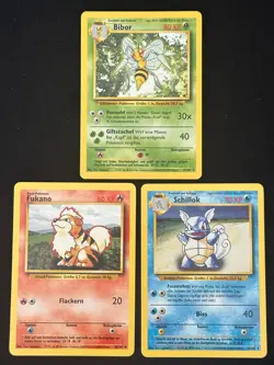 Pokemon German 1st Edition Base (Lot of 3) LP - Image 1