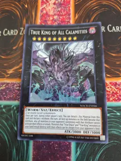 Yugioh True King of All Calamities MACR-EN046 Super Rare Unlimited Near Mint - Image 1