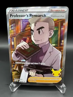 Pokemon TCG Professor's Research (Full Art) 024/025 Celebrations Holo - Image 1