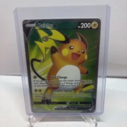 Pokemon TCG Raichu V (Full Art) 158/172 Swsh09: Brilliant Stars Holo - Image 1