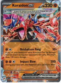 Pokemon TCG Koraidon ex 121/217 Double Rare Ascended Heroes NM/M holo - Image 1