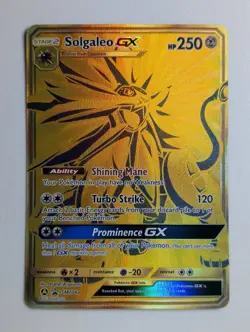 Near Mint 2019 Pokemon Hidden Fates Ultra Premium Collection Solgaleo GX SM104a - Image 1