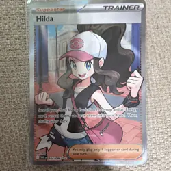 Hilda Full Art Trainer Ultra Rare Holo 164/086 SV11W: White Flare Pokemon TCG - Image 1