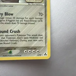 Aggron 2/92 EX Legend Maker Reverse Holo Rare Near Mint Pokemon TCG - Image 5