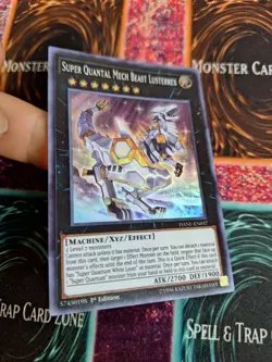 Yugioh Super Quantal Mech Beast Lusterrex DANE-EN037 Super Rare 1st Edition NM - Image 2