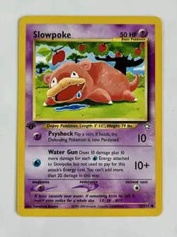 Slowpoke 2000 Pokemon Neo Genesis 1st Edition Common #73/111 * Mod Play - Image 1