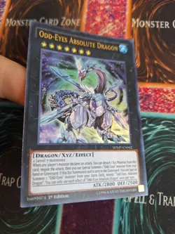 Yugioh Odd-Eyes Absolute Dragon SDMP-EN042 Ultra Rare 1st Edition Near Mint - Image 2
