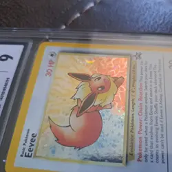 2000 Pokemon League Black Star Promo Holo Eevee #11 CGC 9 🔥 - Image 4