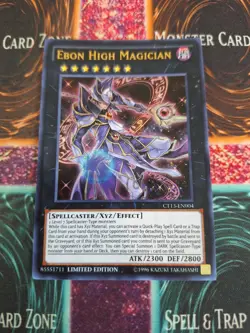 Yugioh Ebon High Magician CT13-EN004 Ultra Rare Limited Near Mint - Image 1